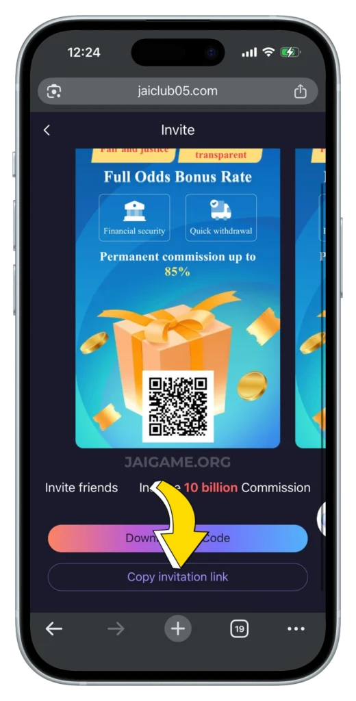 jaiclub-invitaion-link